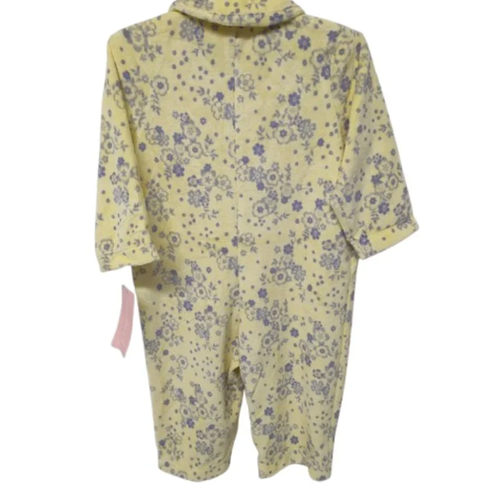 First Impressions 6 - 9 Month Snap Bottom Cozy Light Yellow One Piece NWT Baby